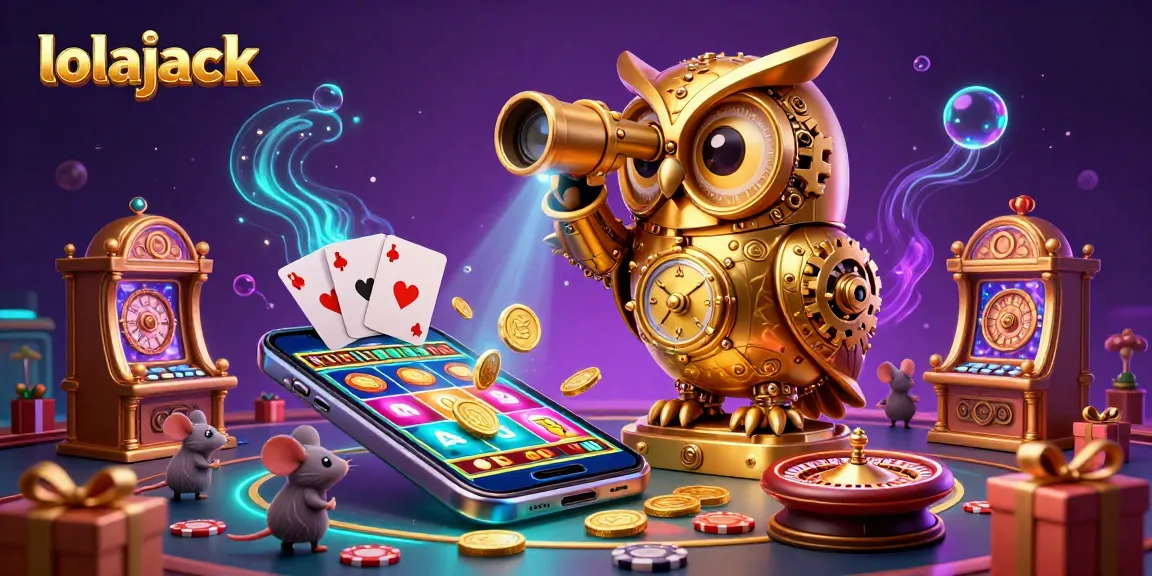 Engage with the dynamic lolajack casino scene filled with vibrant characters and gaming elements.