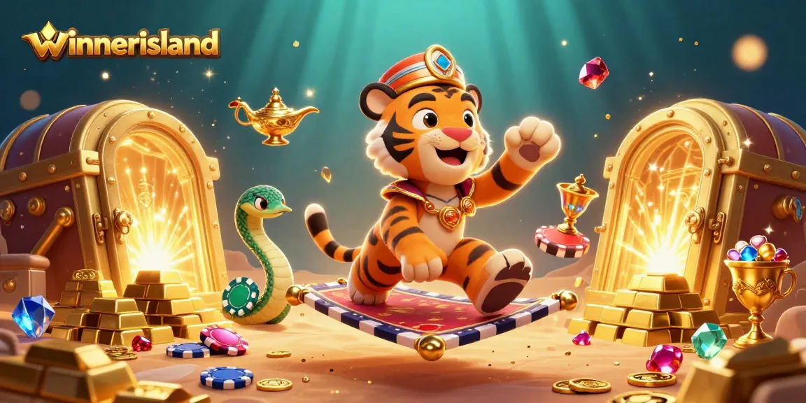 Experience excitement at Winnerisland Casino with dynamic gaming and vibrant riches in a magical scene.